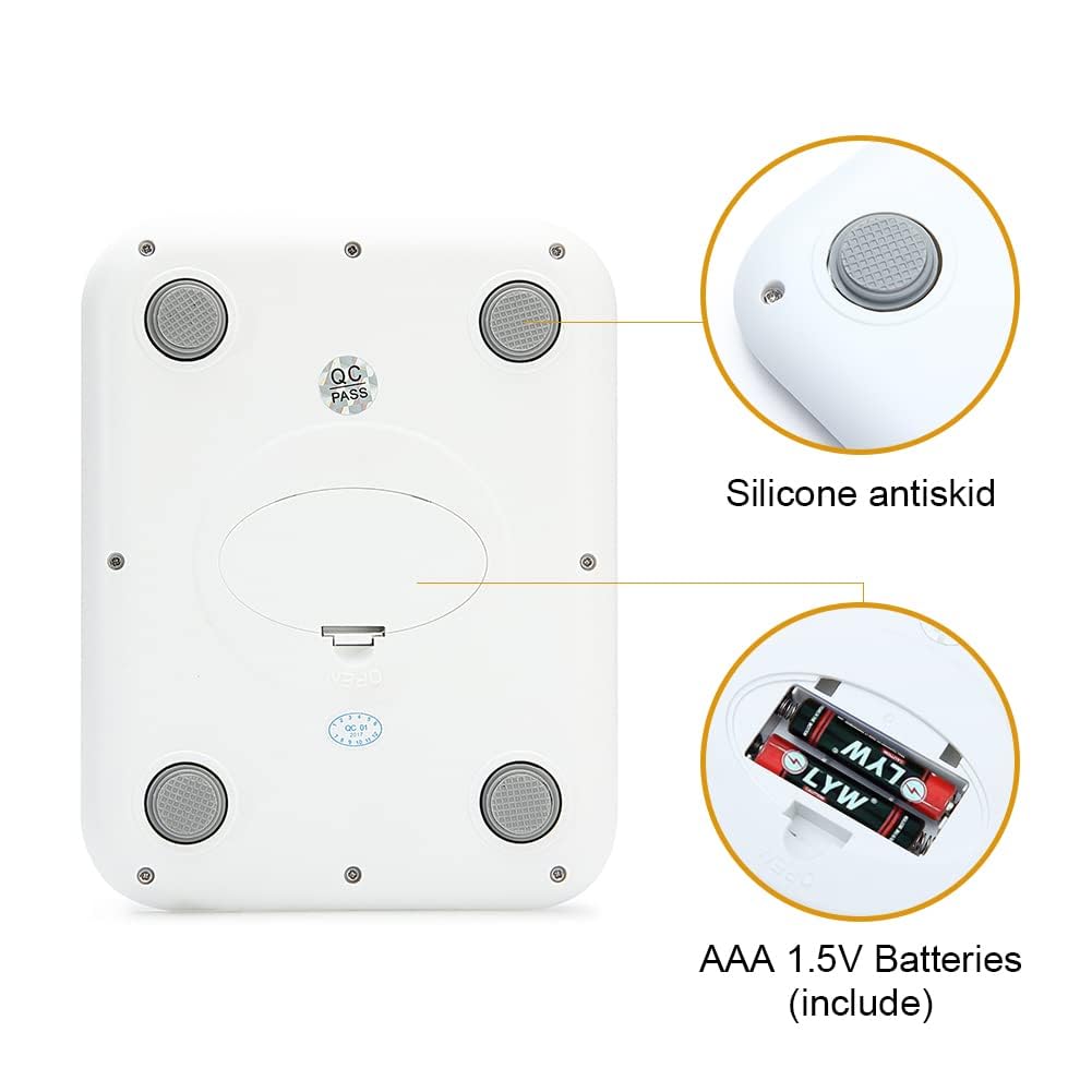 GRIFEMA Digitale Küchenwaage (Hochpräzise 1g-5000g), Feinwaage mit LCD Display und 2 Batterien, Waage Küchenwaage Abstellautomatik und Tara, Digitalwaage mit 6 Maßeinheit, Briefwaage Edelstahl